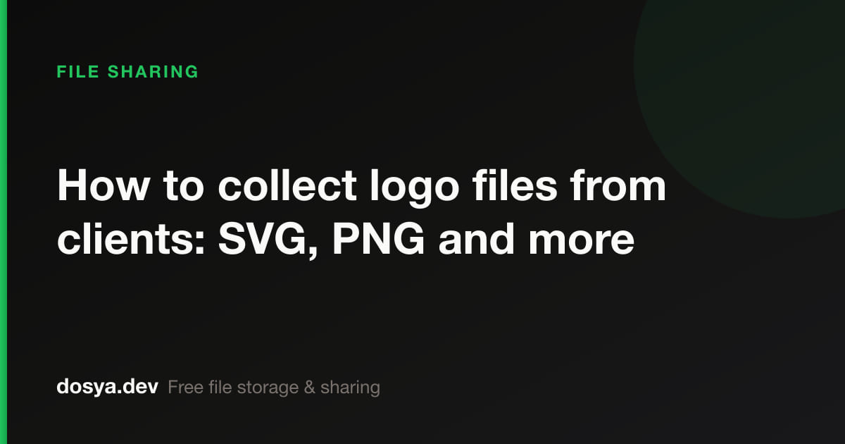 How to collect logo files from clients: SVG, PNG and more