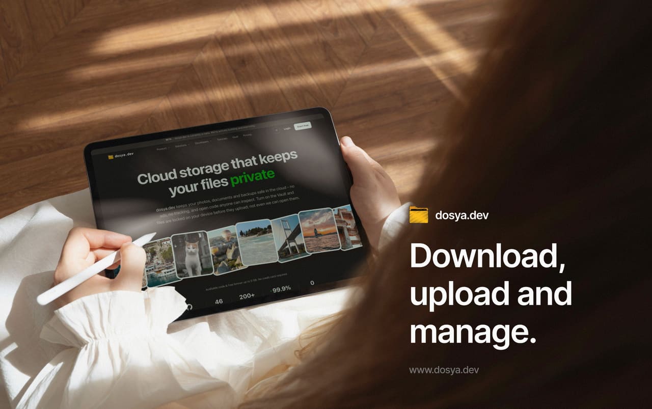 The dosya.dev desktop app